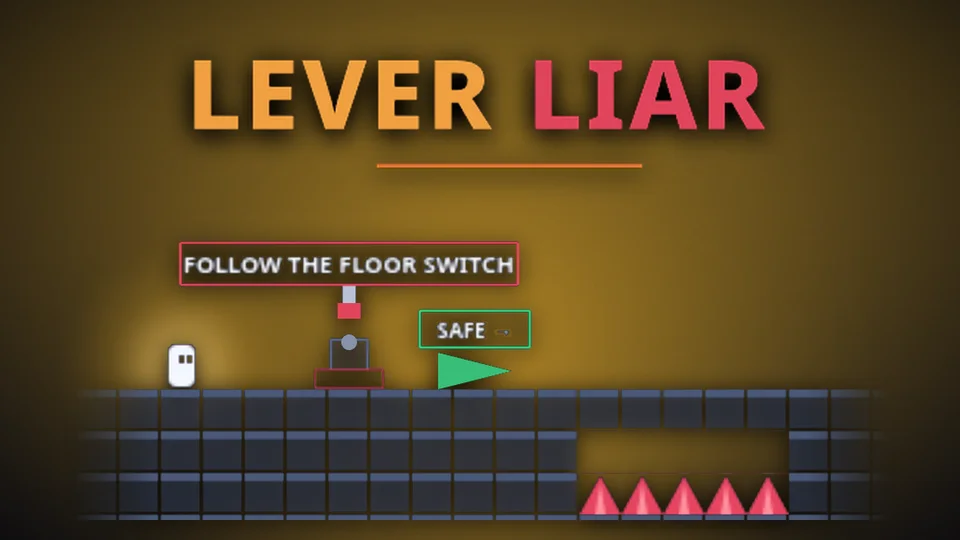 Lever Liar — actual game screen