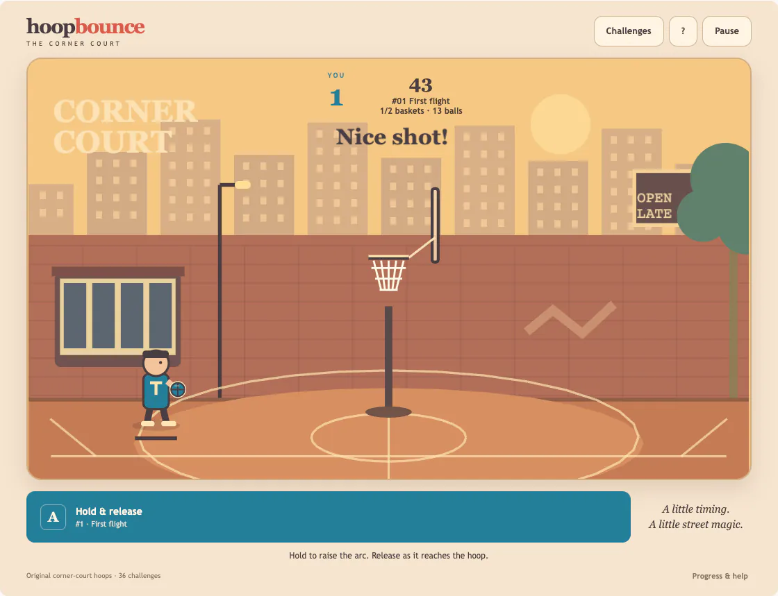 Hoop Bounce gameplay preview